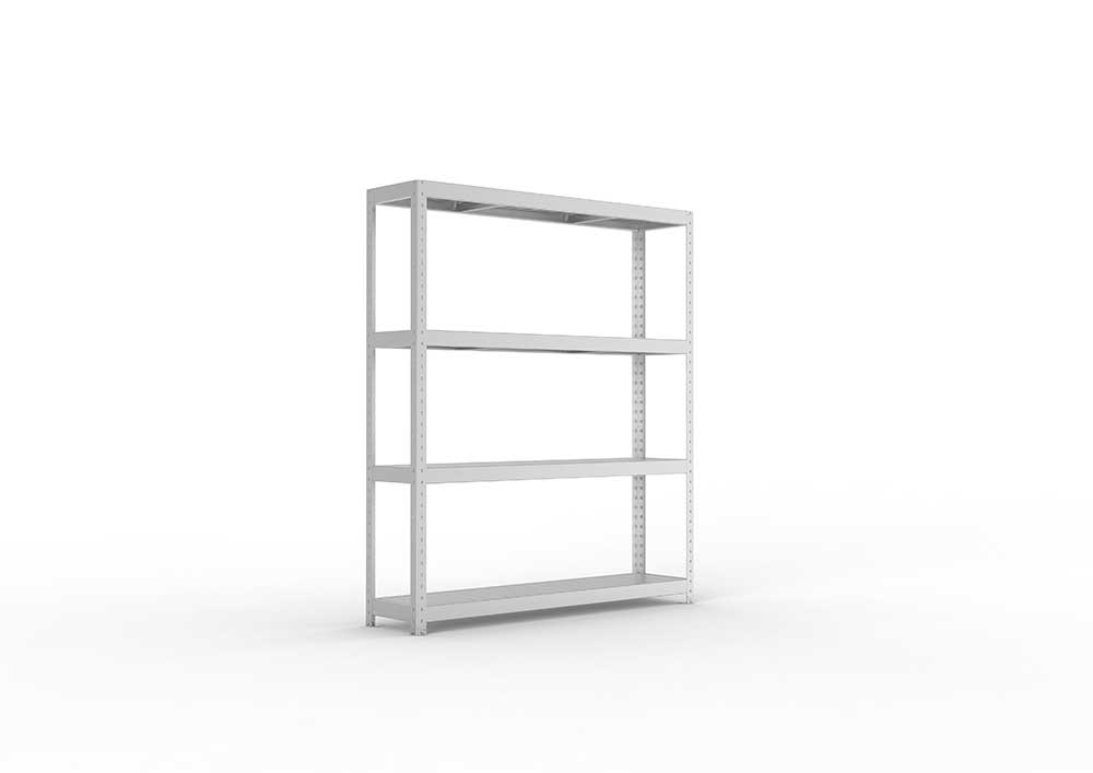 Schwerlastregal 197×170×40 cm – Stahlpaneele, verzinkt (Varianten)