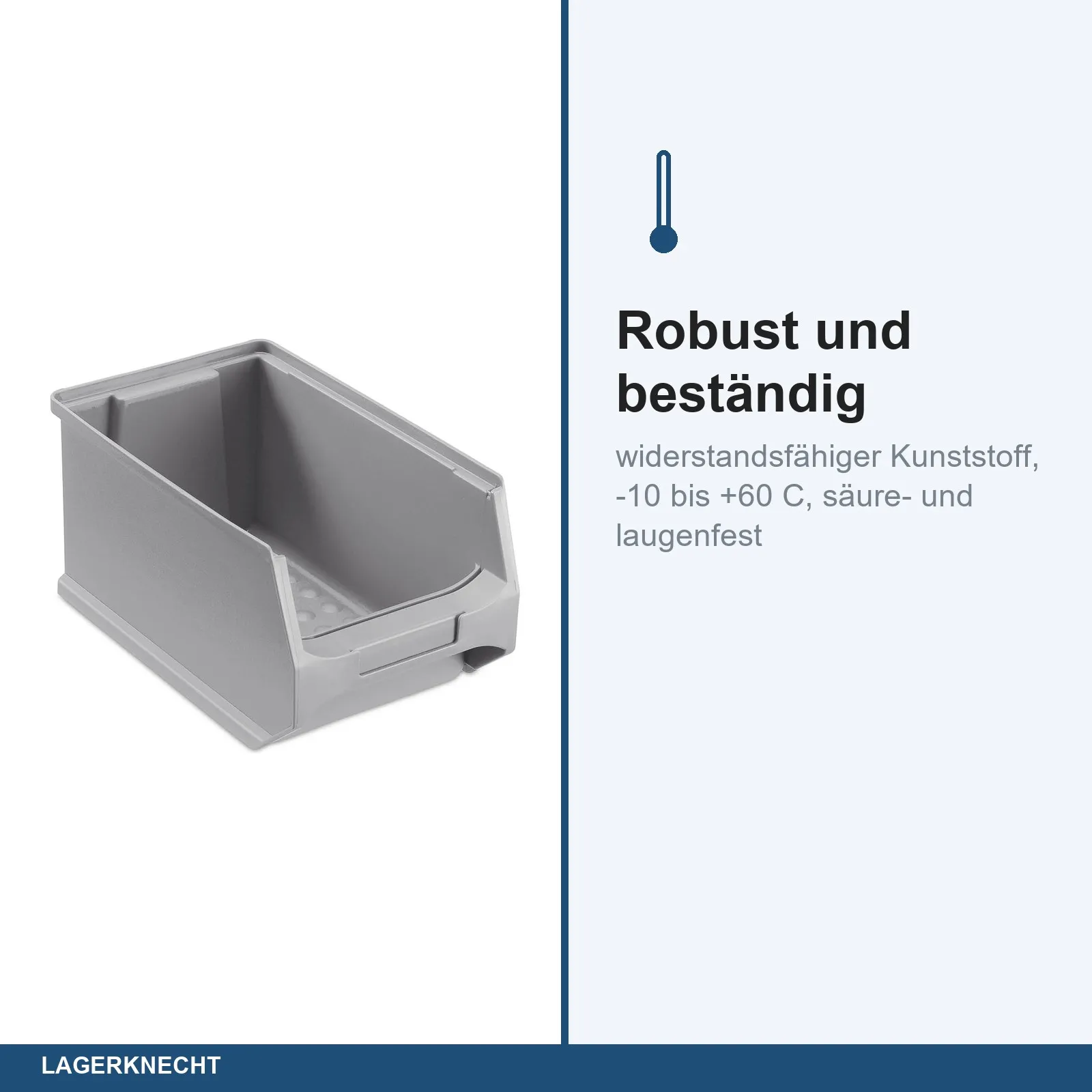 50x Sichtlagerbox 3.0 - grau