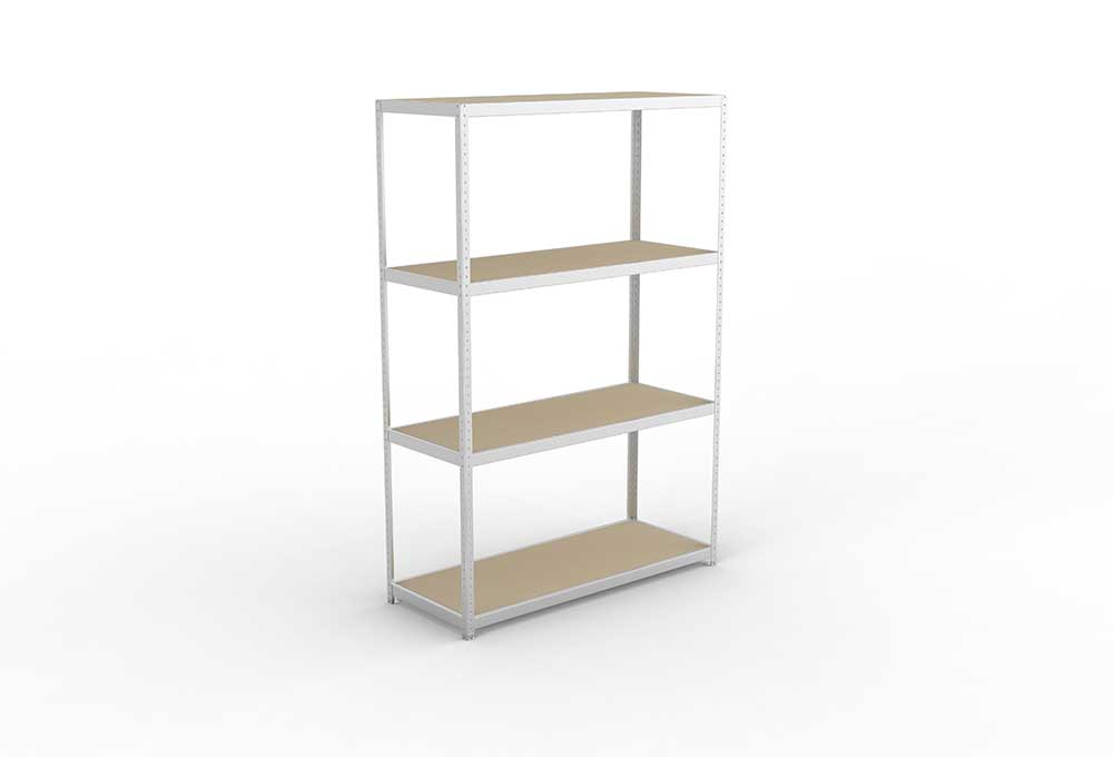 Schwerlastregal 297×200×80 cm – Spanplatten, verzinkt (Varianten)