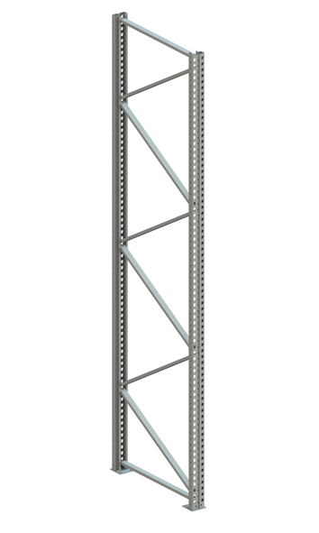 Palettenregal Ständer 120/20 S – 380×110 cm, verzinkt