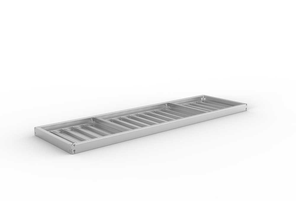 Schwerlastregal Zusatzfachebene 200×60 cm – Stahlpaneel, verzinkt (Variante)