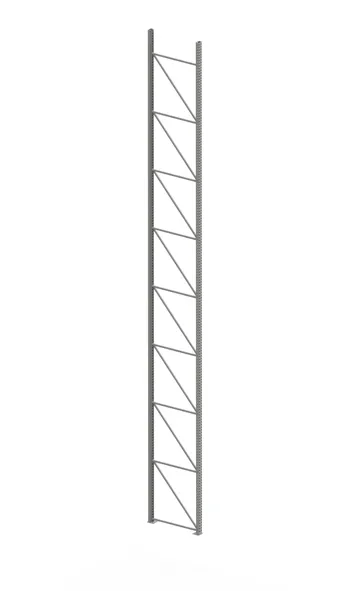 Palettenregal Ständer 100/20 S – 930×110 cm, verzinkt