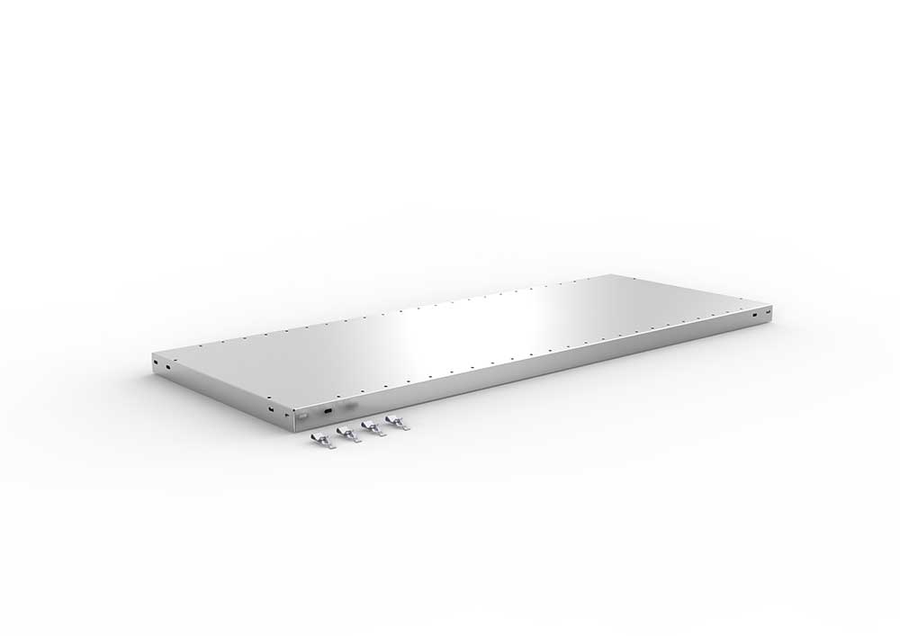 Metallregal Zusatzboden – 130×50 cm, 230 kg, verzinkt