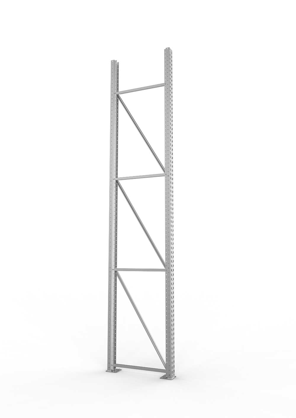 Palettenregal Ständer 100/20 S – 380×80 cm, verzinkt