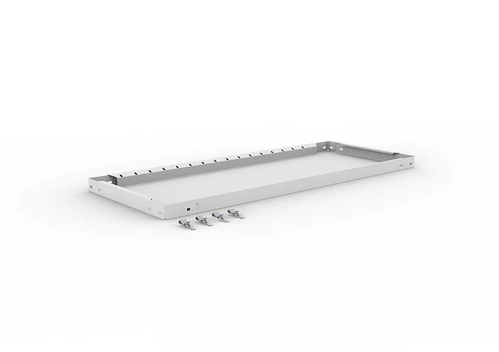 Metallregal Zusatzboden – 100×40 cm, 230 kg, RAL 7035