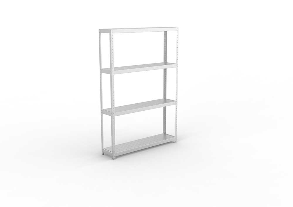 Schwerlastregal 247×170×60 cm – Stahlpaneele, verzinkt (Varianten)