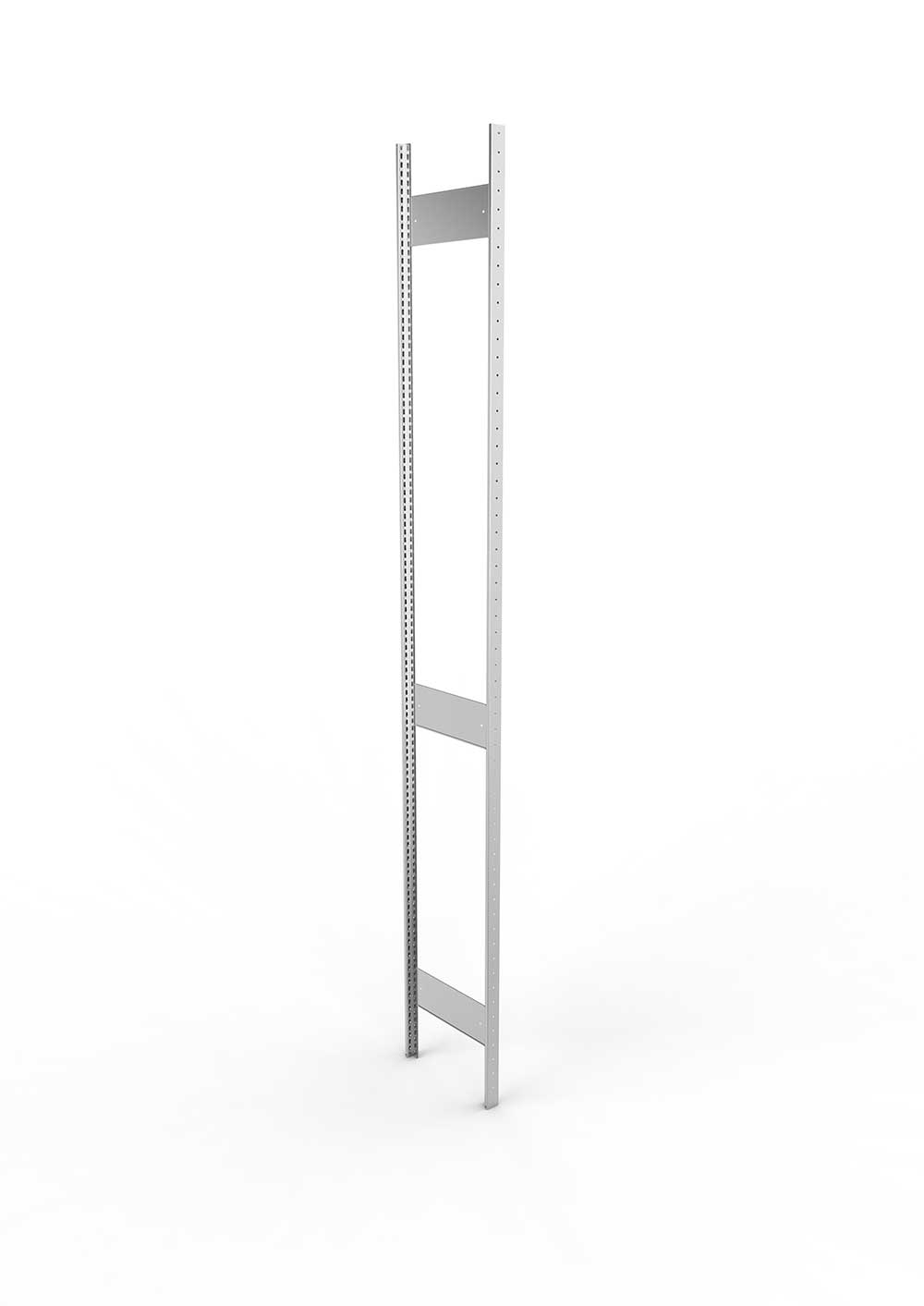 Metallregal Rahmen T2 N – 300×40 cm, verzinkt