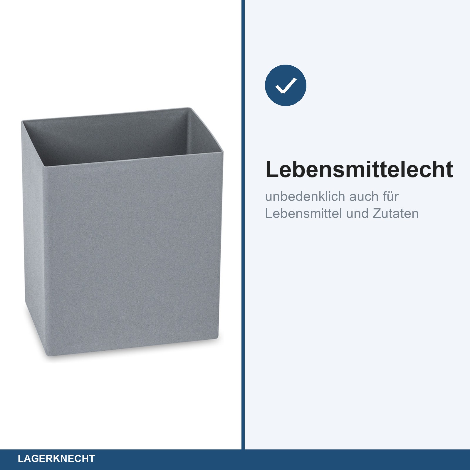 8x Einsatzkasten 18,2x13,3x20 cm - füllt eine Eurobox 60x40