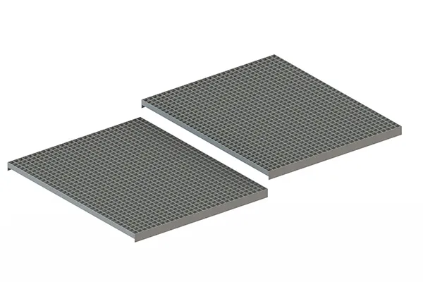 Palettenregal Gitterrost aufgelegt 180×110 cm TS40x2 – 850 kg