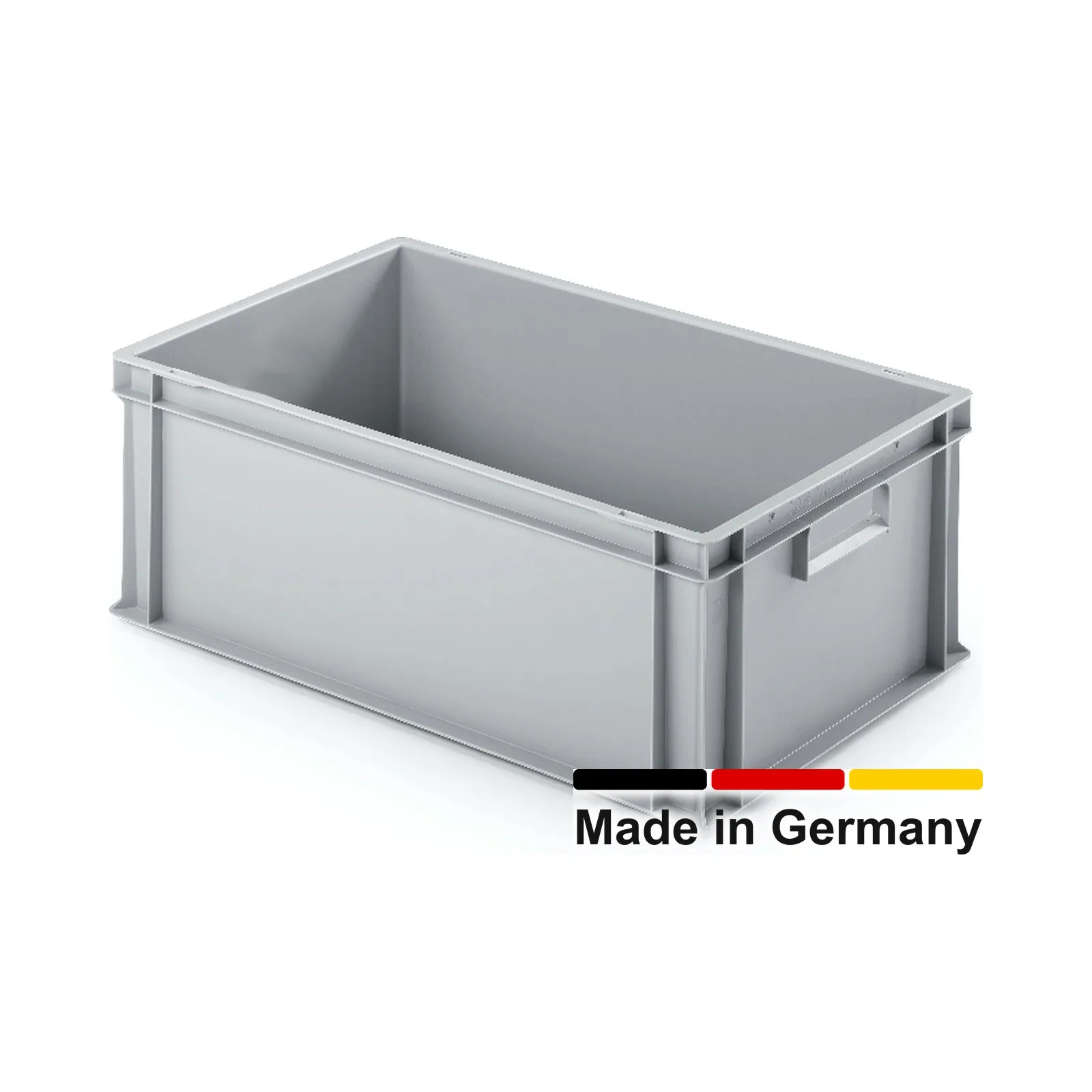 Eurobox 60x40x22 cm, UNISTA, Griffe geschl., grau