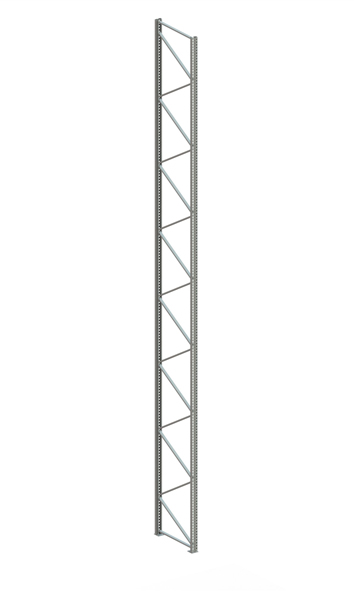 Palettenregal Ständer 120/20 S – 930×110 cm, verzinkt