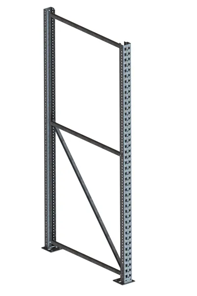 Palettenregal Ständer 85/20 S – 220×110 cm, verzinkt
