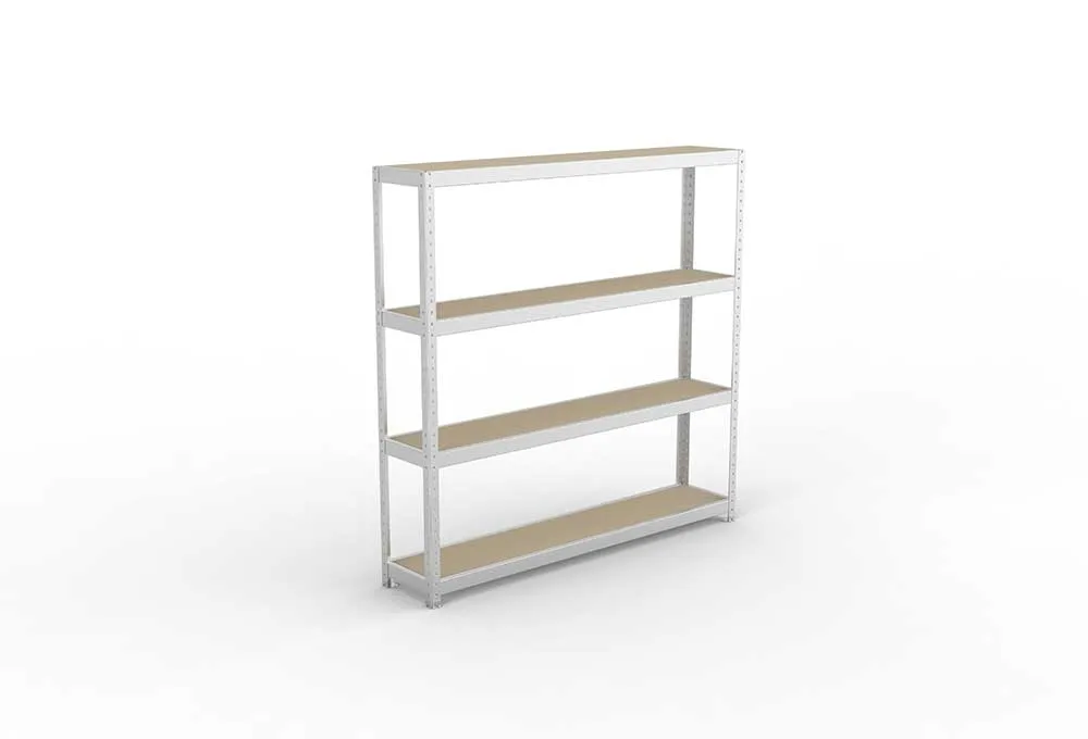 Schwerlastregal 197×200×40 cm – Spanplatten, verzinkt