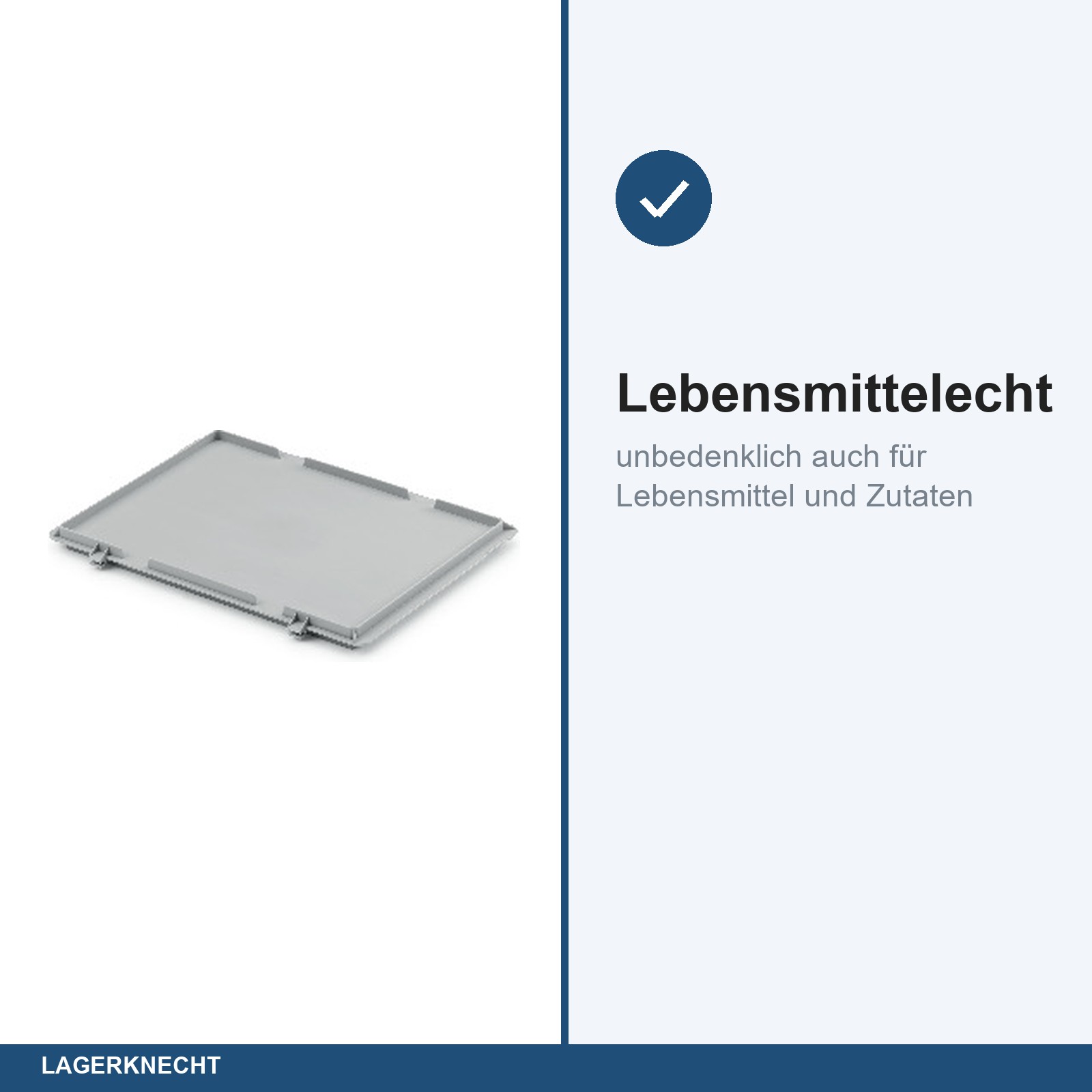 Scharnierdeckel UNISTA - Grundmaß 400 x 300