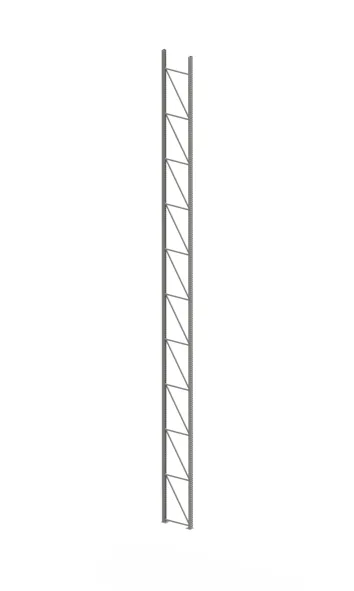 Palettenregal Ständer 100/20 S – 1150×80 cm, verzinkt
