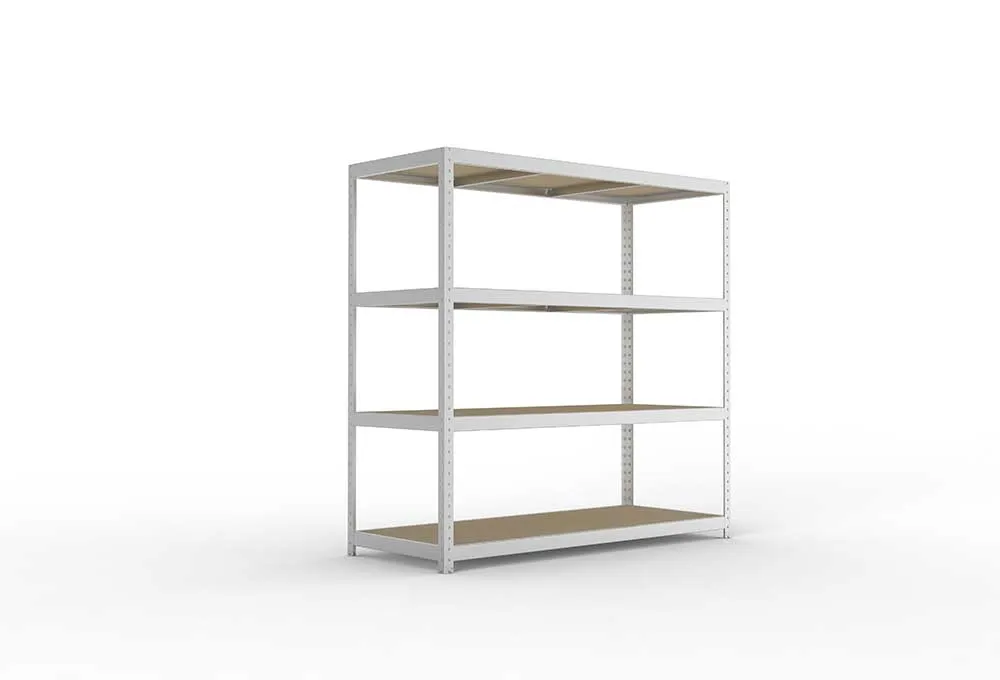Schwerlastregal 197×200×80 cm – Spanplatten, verzinkt (Varianten)