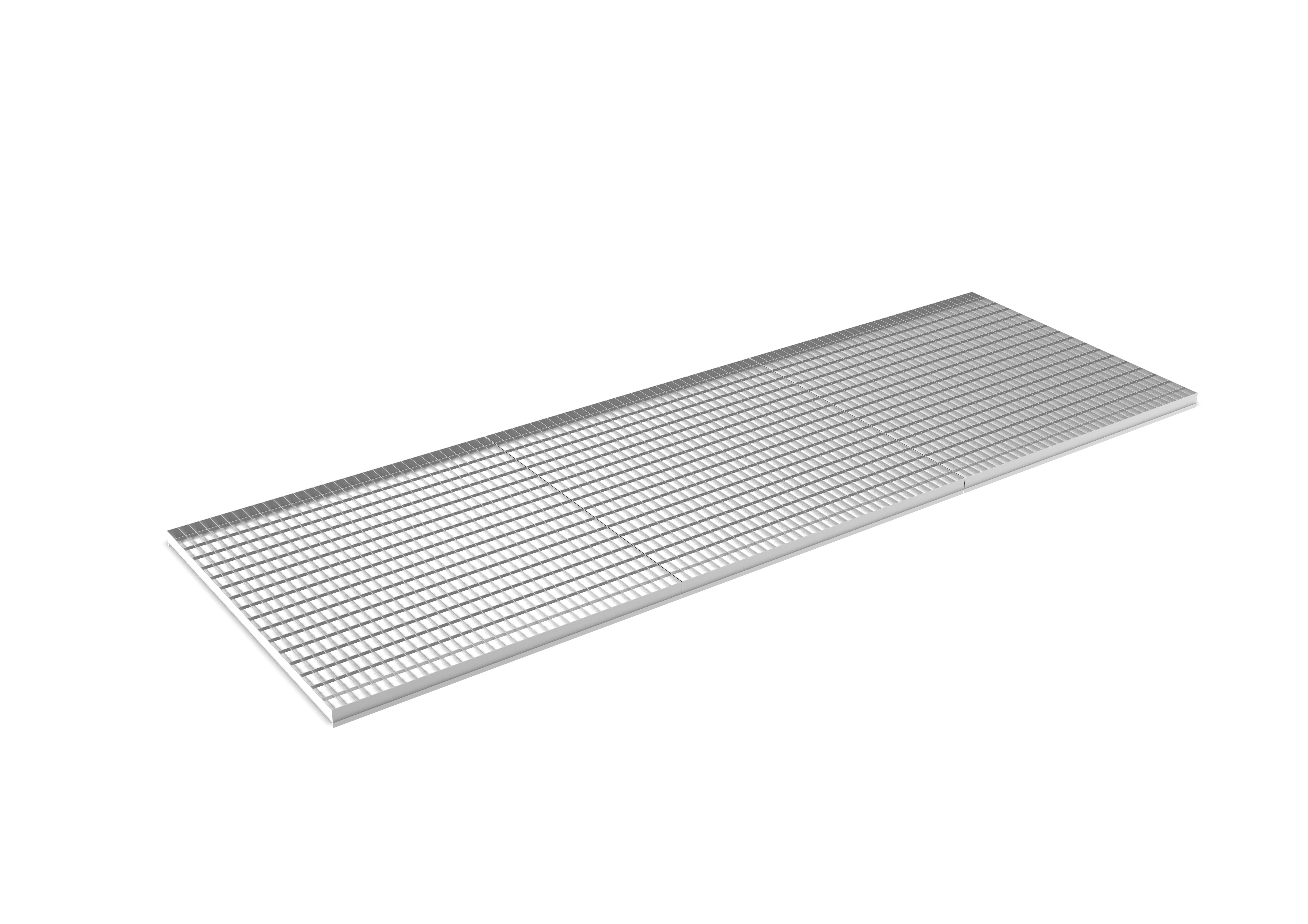 Palettenregal Gitterrost aufgelegt 330×110 cm TS40x1,7 – 1000 kg