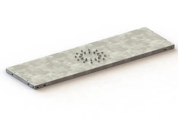 Abdeckboden 100×30 cm, verzinkt