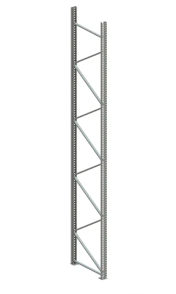 Palettenregal Ständer 120/20 S – 550×110 cm, verzinkt