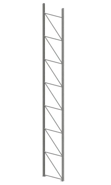 Palettenregal Ständer 100/20 S – 820×110 cm, verzinkt