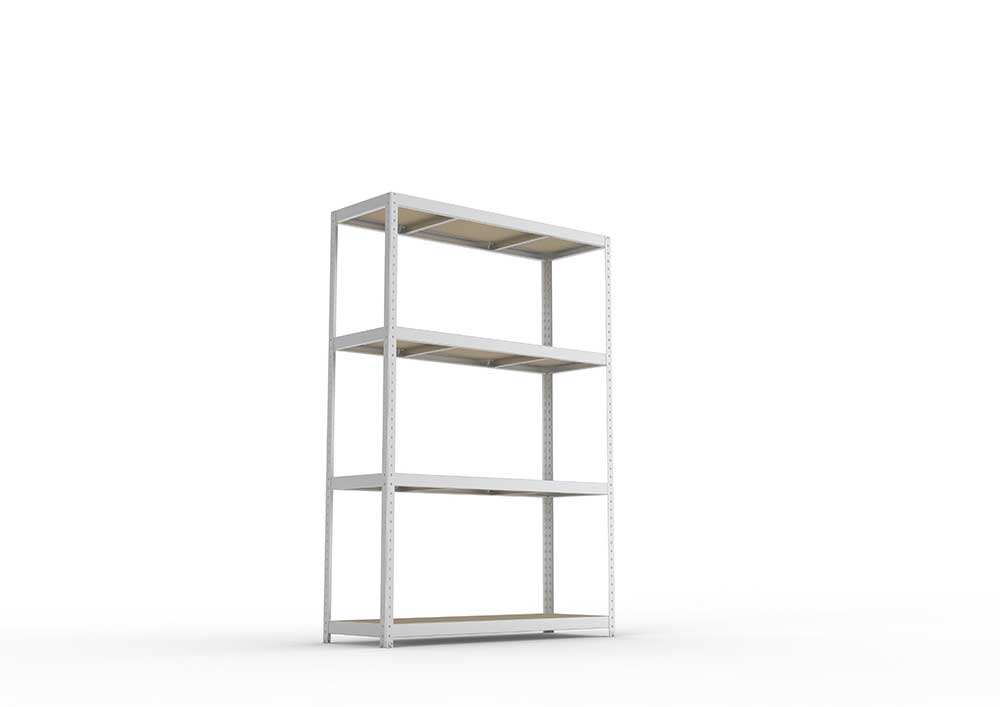 Schwerlastregal 247×170×60 cm – Spanplatten, verzinkt (Varianten)
