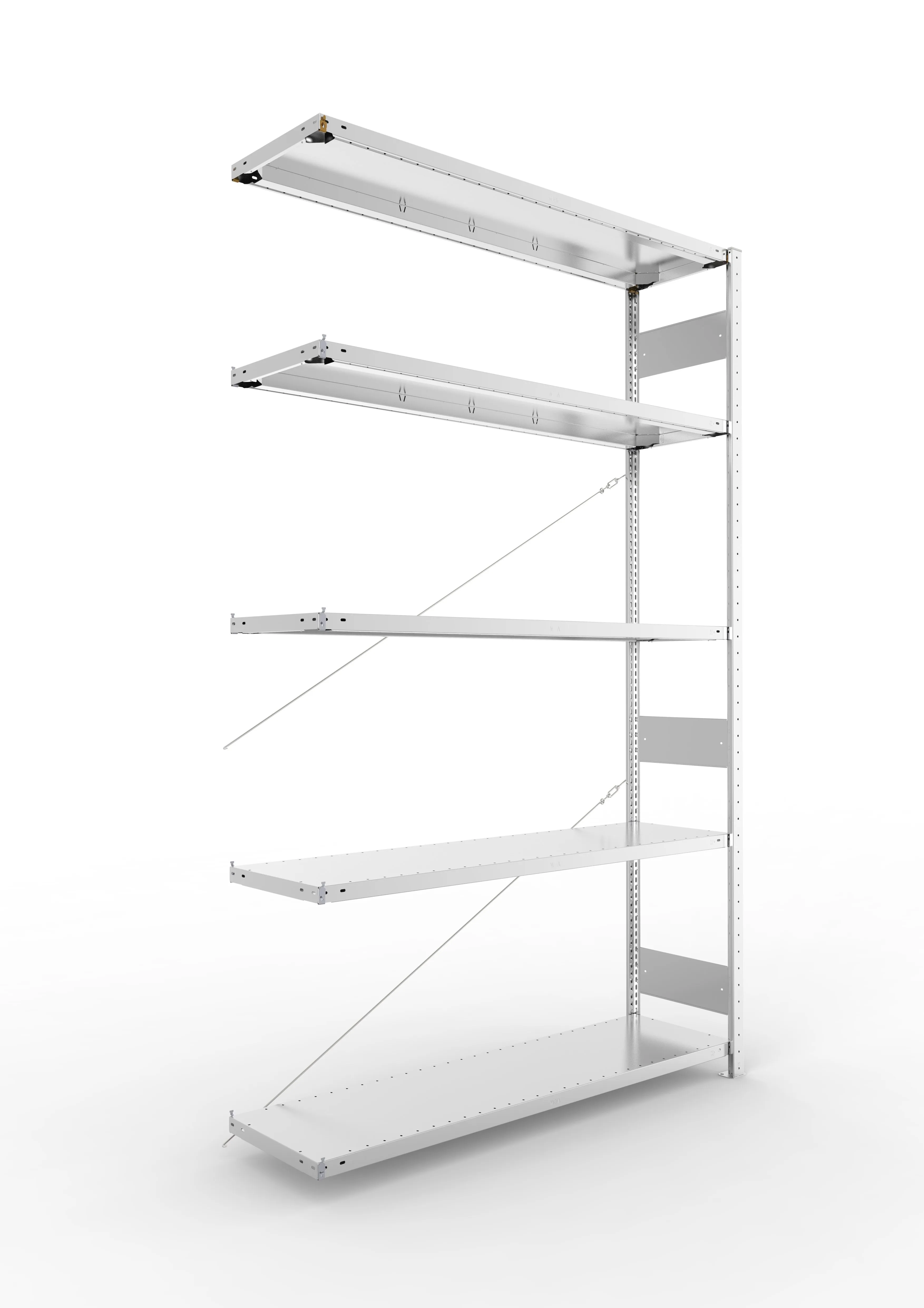 Palettenregal Unterlegblech 1.0mm ohne Stapelnocken, verzinkt