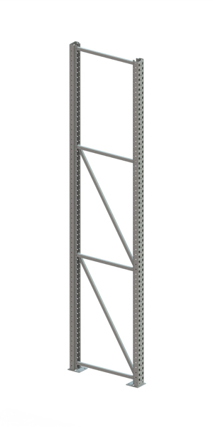 Palettenregal Ständer 100/20 S – 330×80 cm, verzinkt