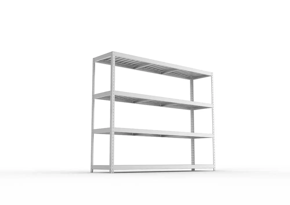 Schwerlastregal 197×250×60 cm – Stahlpaneele, verzinkt (Varianten)