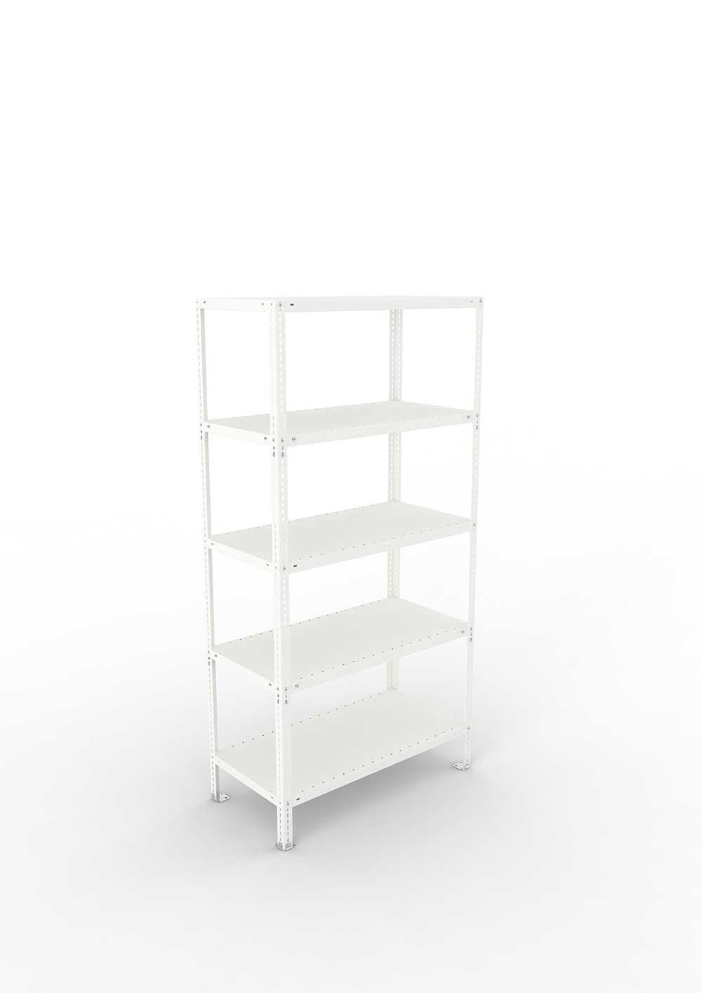 Kellerregal Pro Schraubsystem Grundregal 200×100×50 cm, 150 kg, 5 Böden