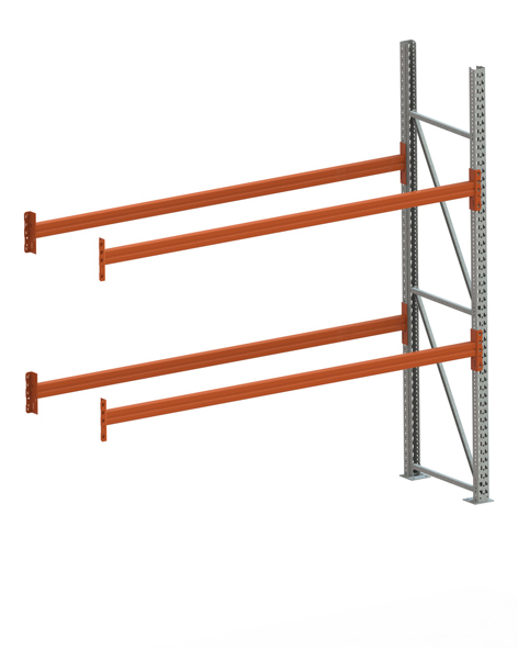 Palettenregal Stabil Anbauregal – 270×270×80 cm, 3 Ebenen