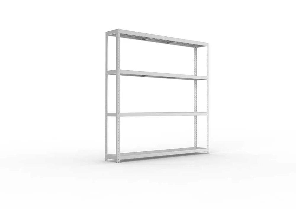 Schwerlastregal 247×250×40 cm – Stahlpaneele, verzinkt (Varianten)