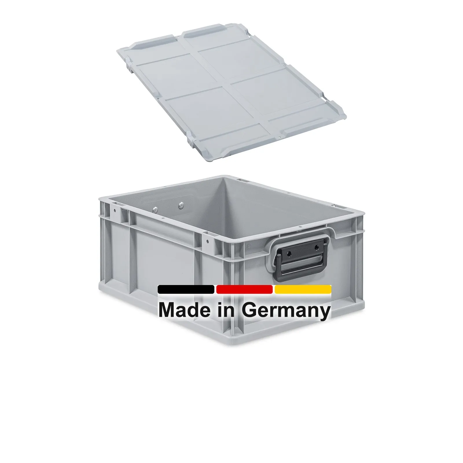 Eurobox 40x30x17 cm mit Scharnierdeckel, NextGen Portable Duo