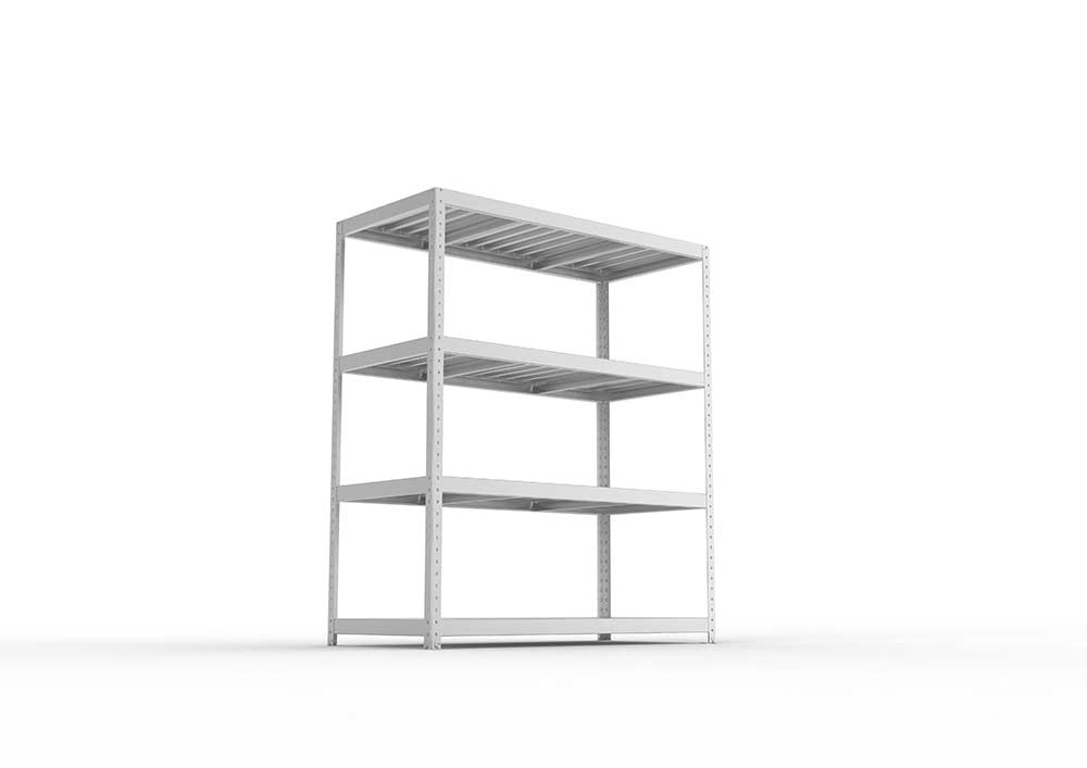 Schwerlastregal 197×170×80 cm – Stahlpaneele, verzinkt (Varianten)
