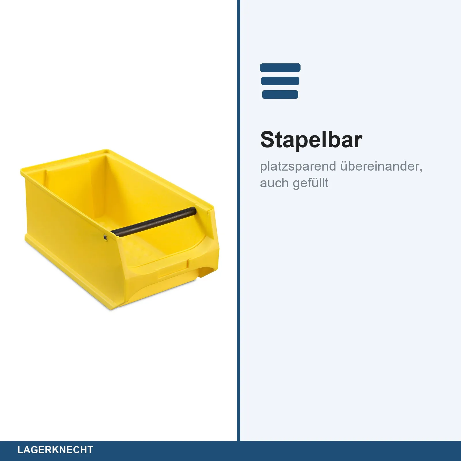 20x Sichtlagerbox 4.1 - gelb