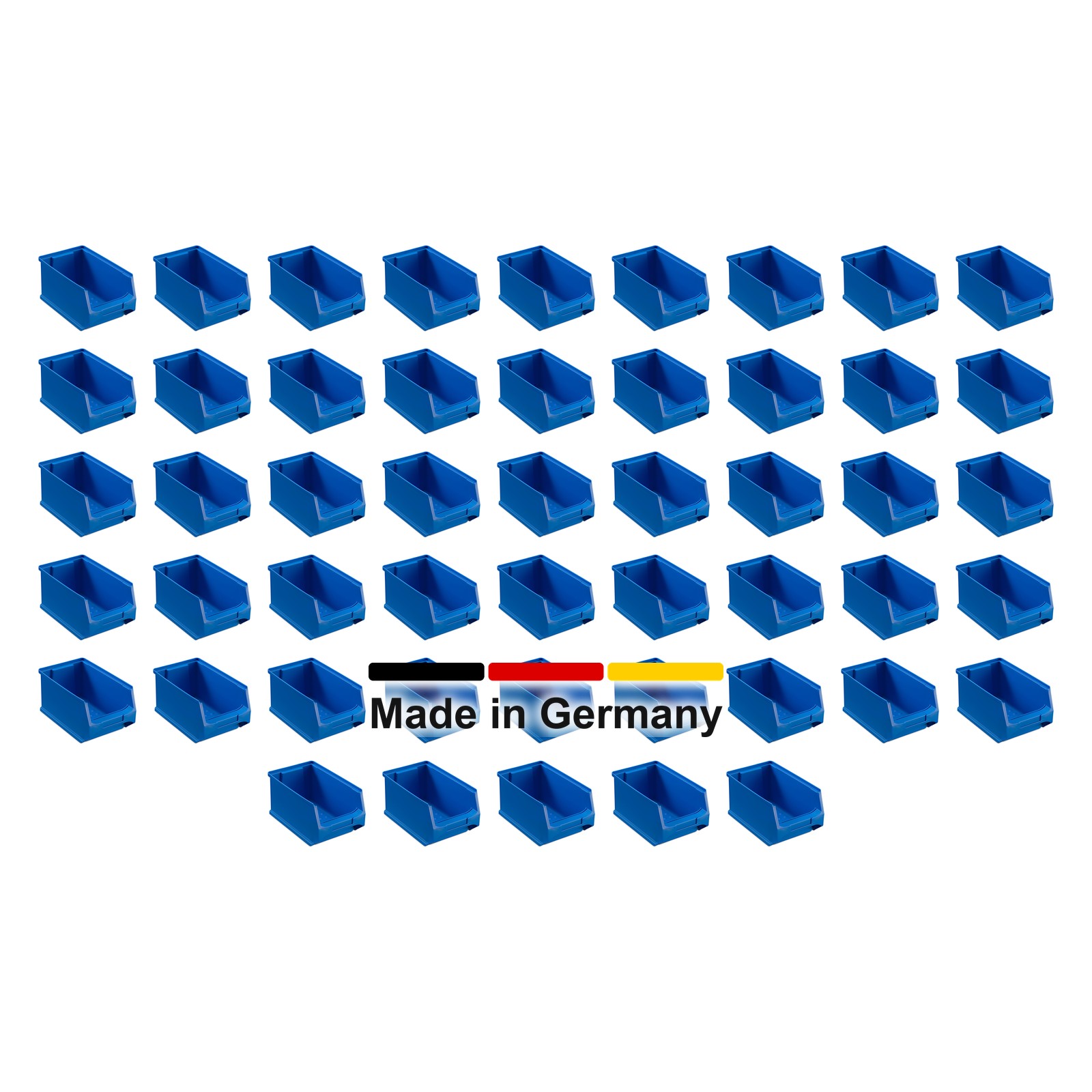 50x Sichtlagerbox 3.0 - blau