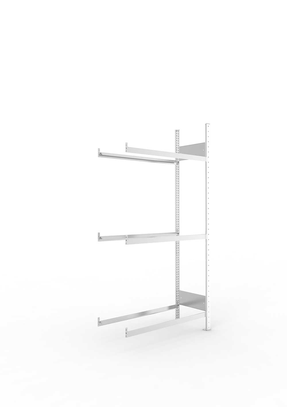 Lagerknecht Reifenregal AR 1850 x 1000 x 400 kpl. vzk mit 6 Reifen-Längsriegeln ( 3 Reifenebenen )