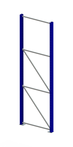 Palettenregal Ständer 100/20 S – 330×110 cm, RAL 5010