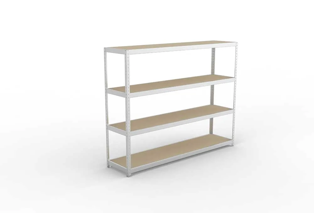 Schwerlastregal 197×250×60 cm – Spanplatten, verzinkt (Varianten)