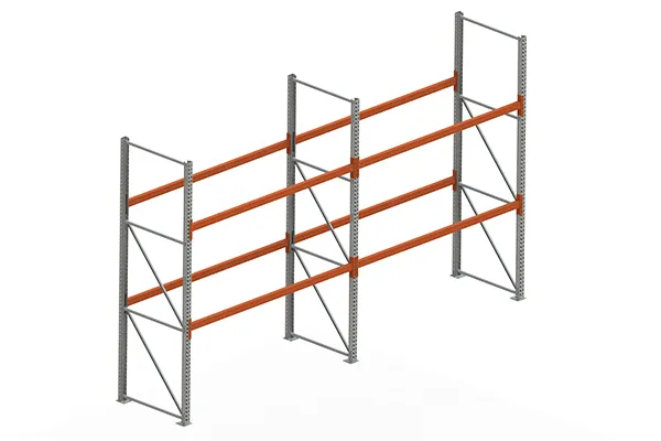Palettenregal Stabil Komplettregal – 330×566×110 cm, 3 Ebenen