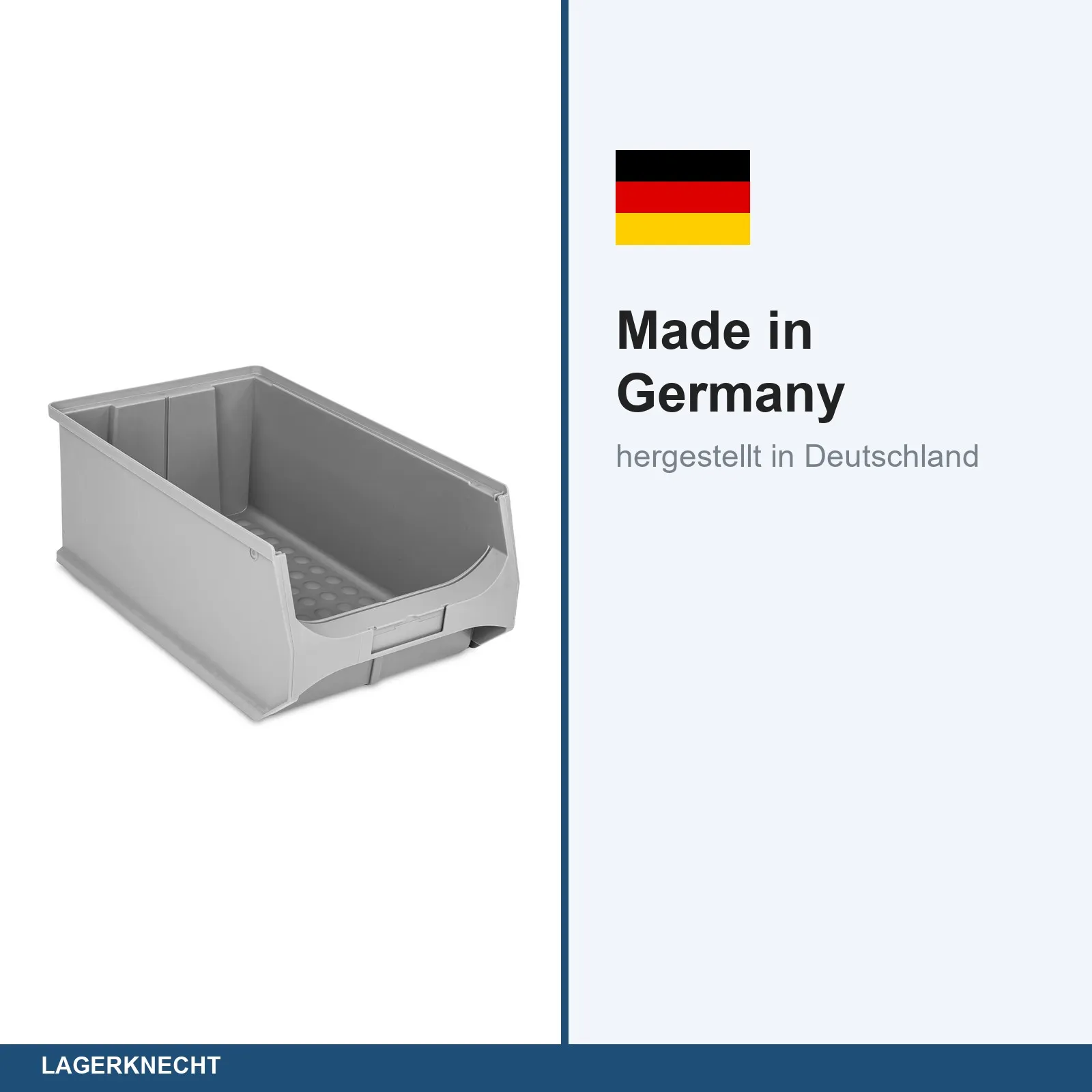 8x Sichtlagerbox 5.0 - grau