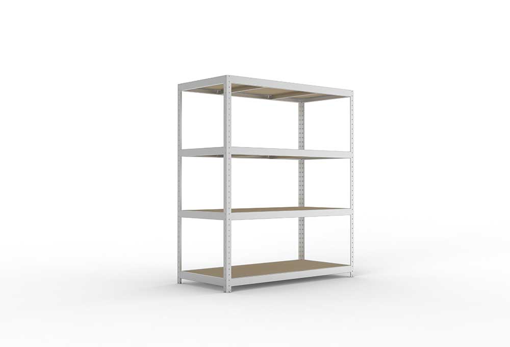 Schwerlastregal 197×170×80 cm – Spanplatten, verzinkt (Varianten)