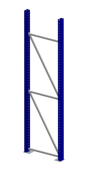 Palettenregal Ständer 100/20 S – 270×80 cm, RAL 5010