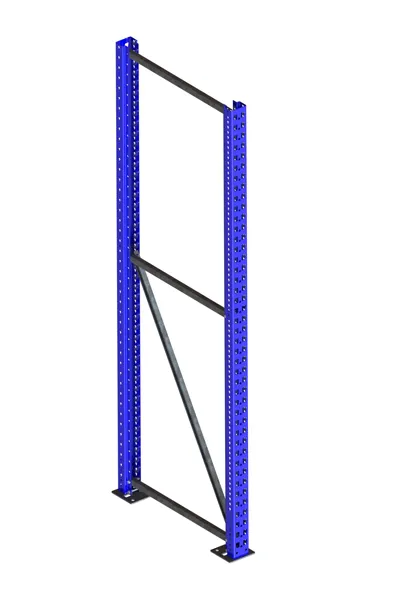 Palettenregal Ständer 85/20 S – 220×80 cm, RAL 5010