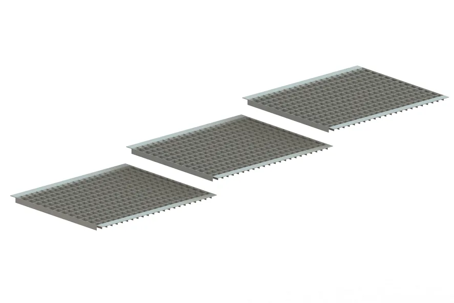 Palettenregal Gitterrost eingelegt 270×80 cm TPro-Flex0x2 – 1000 kg