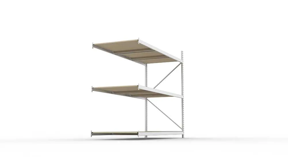Weitspannregal Anbauregal 220×260×105 cm – Spanplatten, verzinkt
