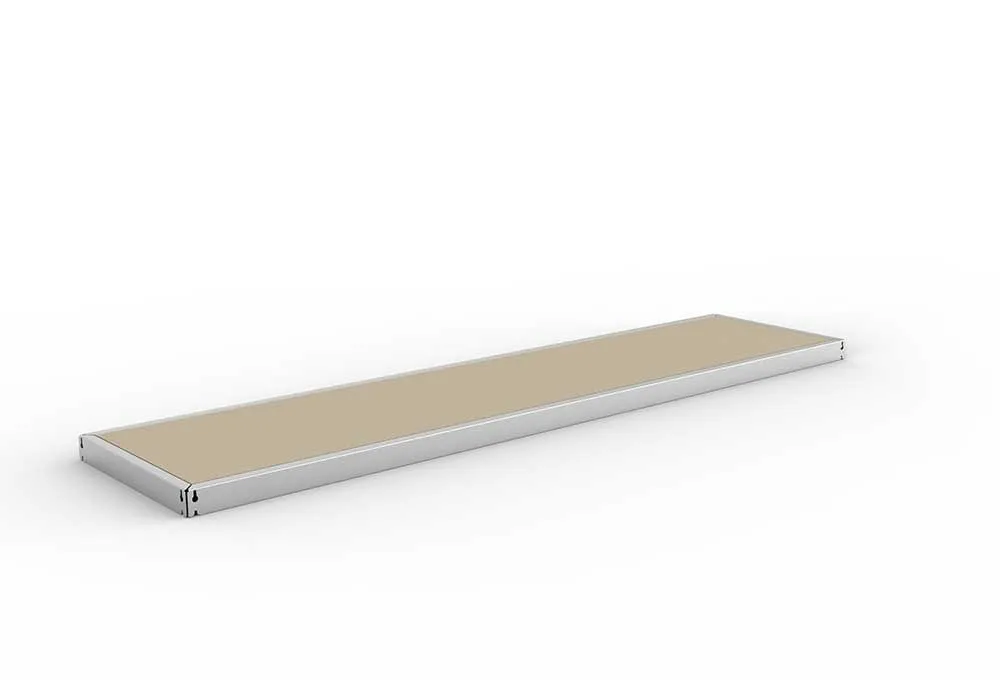 Schwerlastregal Zusatzfachebene 250×60 cm – Spanplatte, verzinkt (Variante)