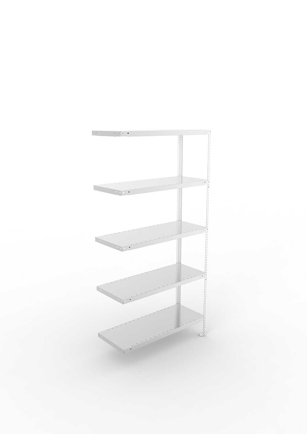 Kellerregal Pro Schraubsystem Anbauregal 200×100×40 cm, 100 kg, 5 Böden, verzinkt