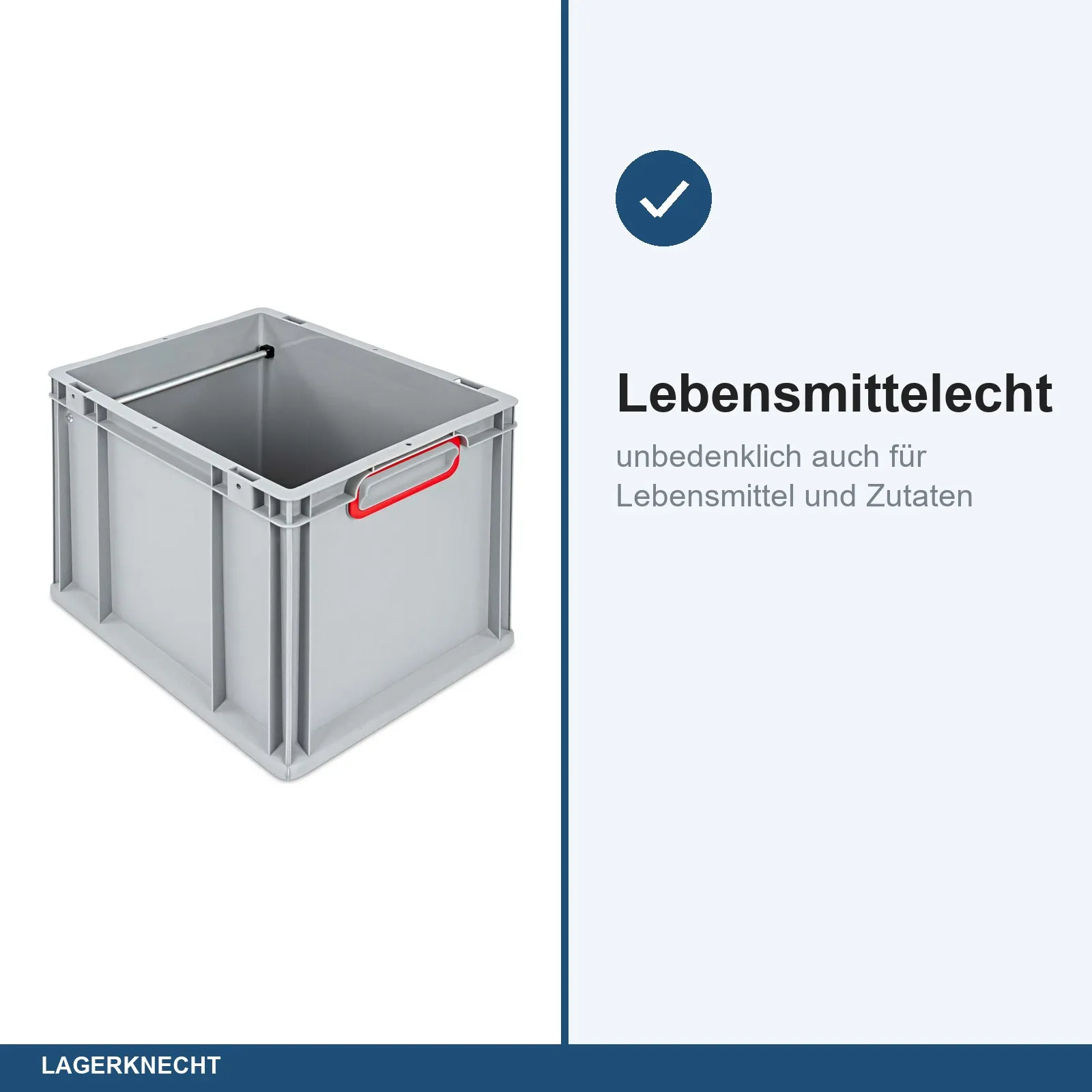 Hängeregisterbox 40x30x32 cm, NextGen, Griffe geschl., rot