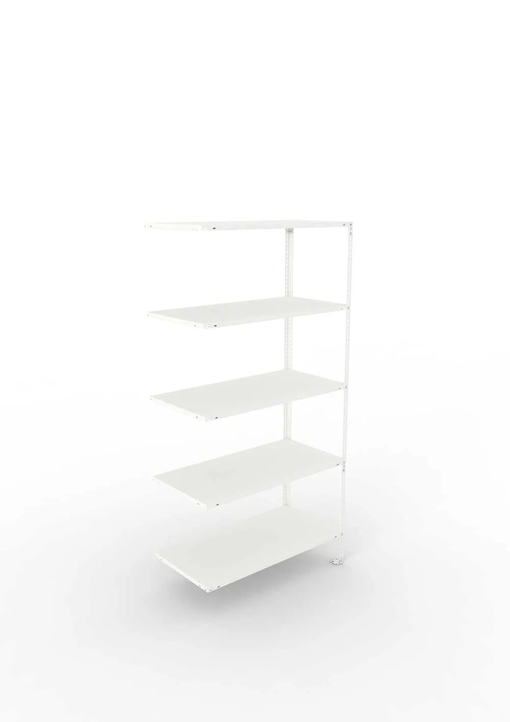 Kellerregal Pro Schraubsystem Anbauregal 200×100×50 cm, 80 kg, 5 Böden