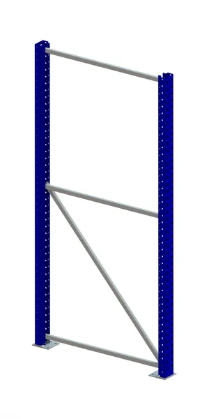 Palettenregal Ständer 100/20 S – 220×110 cm, RAL 5010